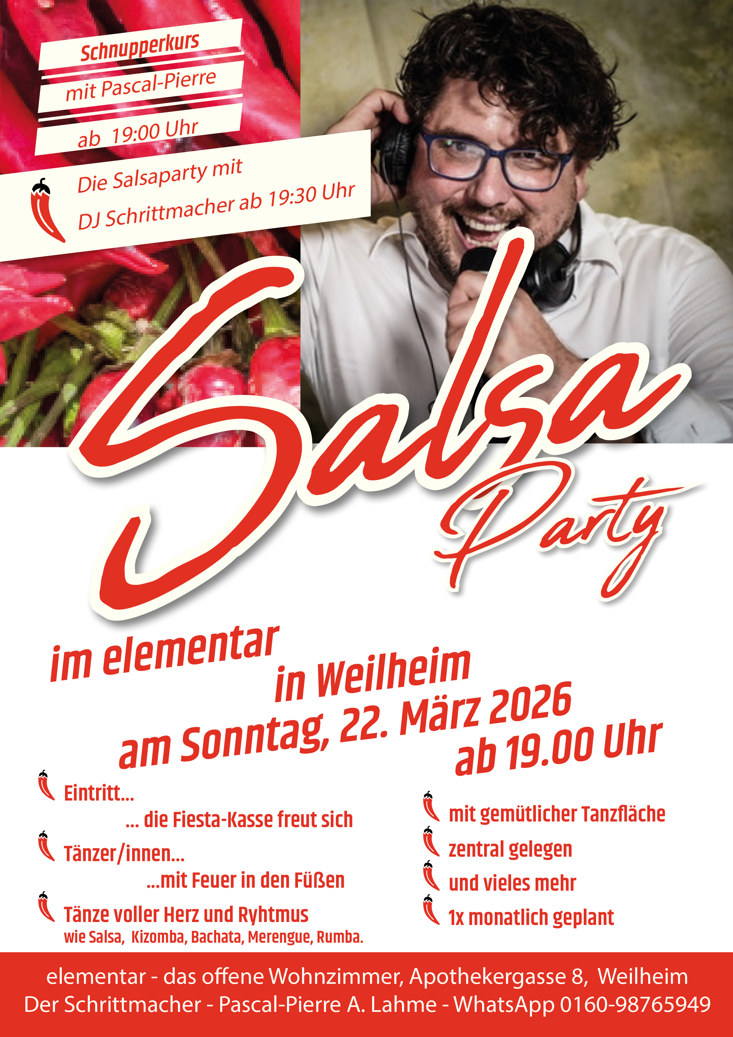 Salsaparty mit Schnupperkurs